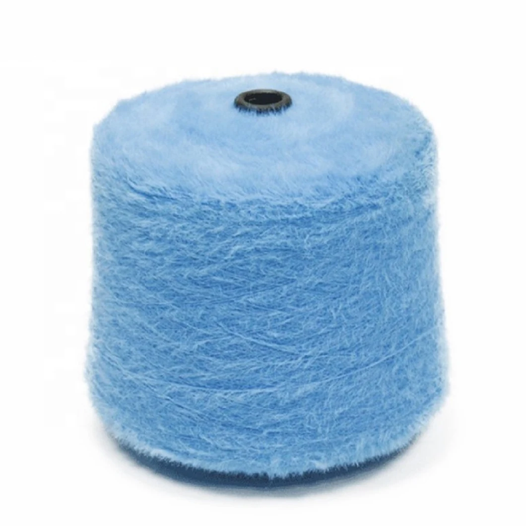 Factory Wholesale 1/12nm 13mm Nylon Mink Yarn for Knitting Sweater
